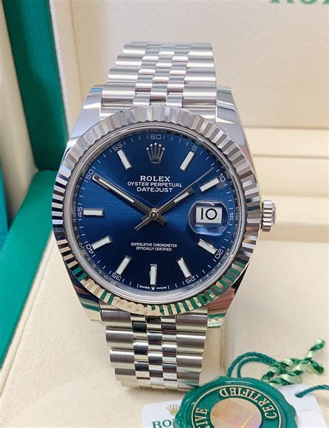 rolex baby blue dial|Rolex 41mm datejust blue dial.